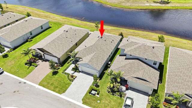 5697 Graceful Way, Delray Beach, FL 33484 - aerial view of residential area with a nearby body of water