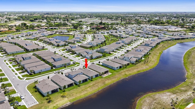5697 Graceful Way, Delray Beach, FL 33484 - aerial overview of property's location featuring a nearby body of water and nearby suburban area