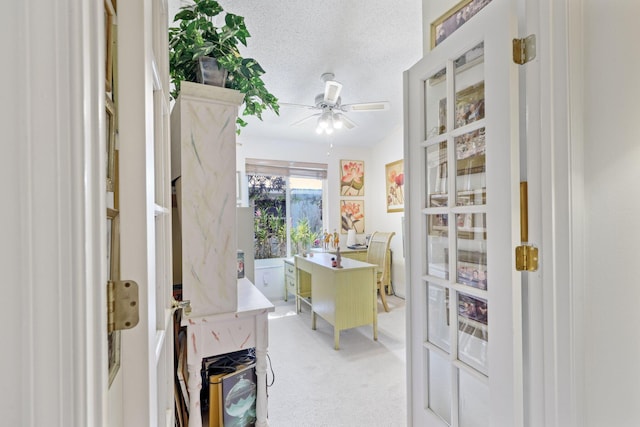 1350 SW 18th St, Boca Raton, FL 33486 - office with ceiling fan and carpet flooring