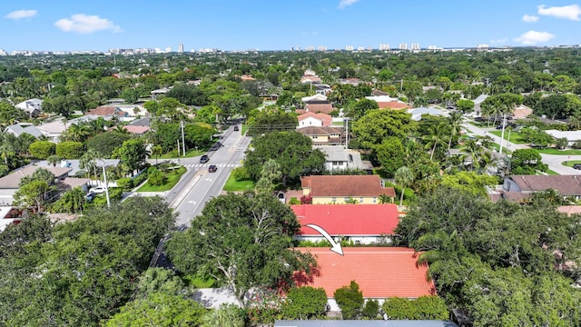 1350 SW 18th St, Boca Raton, FL 33486 - drone / aerial view of a tree filled landscape