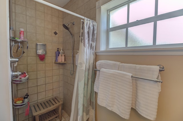 925 SW All American Blvd, Palm City, FL 34990 - bathroom featuring tiled shower