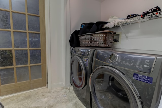 925 SW All American Blvd, Palm City, FL 34990 - laundry area with washer and clothes dryer