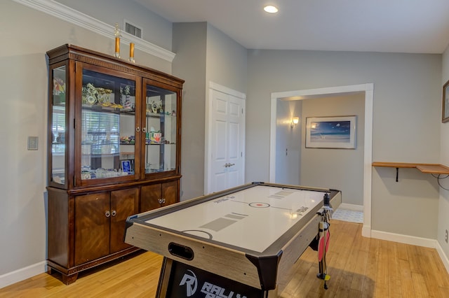 925 SW All American Blvd, Palm City, FL 34990 - recreation room featuring light wood finished floors and recessed lighting