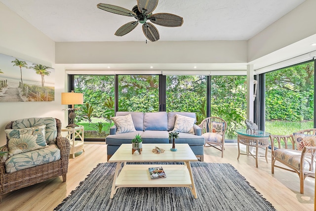 3596 Freshwater Dr, Jupiter, FL 33477 - sunroom with wood finished floors and a wooden deck