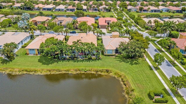 9724 Via Grandezza, Wellington, FL 33411 - aerial perspective of suburban area with a nearby body of water