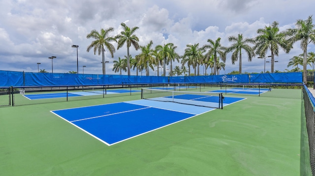 9724 Via Grandezza, Wellington, FL 33411 - view of tennis court featuring community basketball court