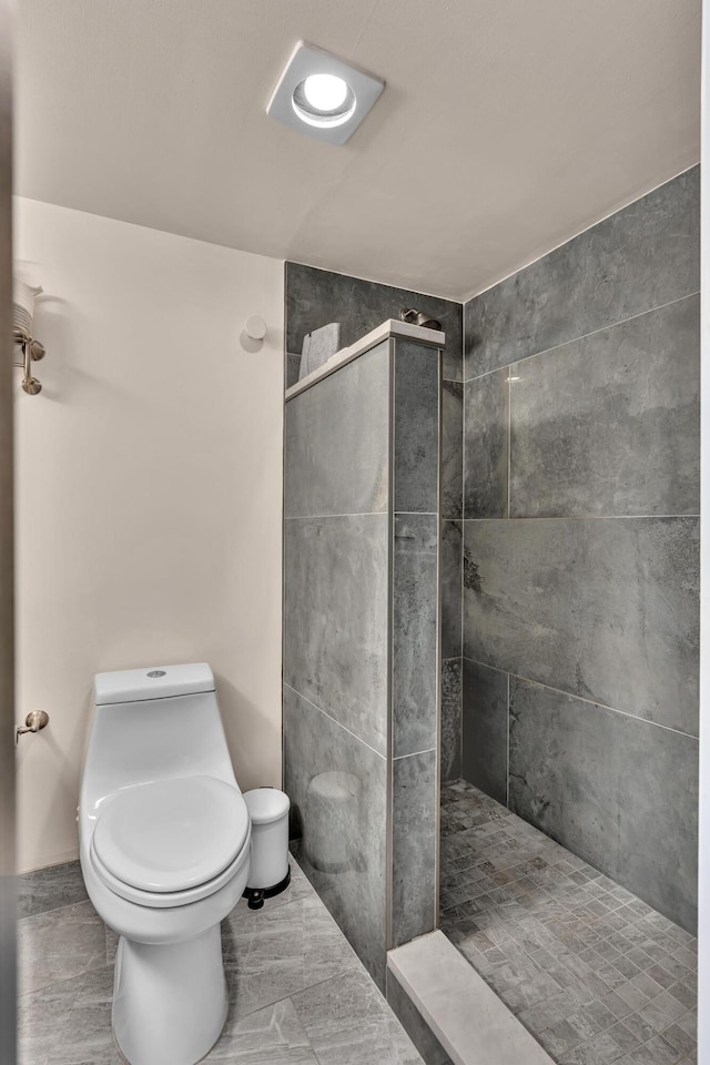2 Colonial Club Dr Unit 203, Boynton Beach, FL 33435 - bathroom featuring walk in shower and marble look tile flooring