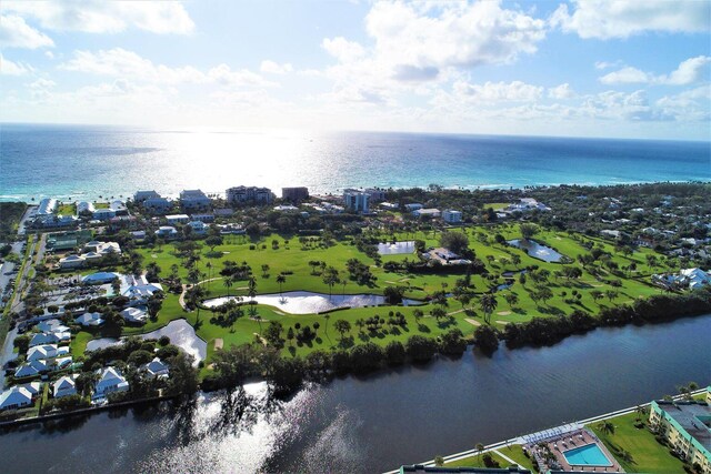 2 Colonial Club Dr Unit 203, Boynton Beach, FL 33435 - drone / aerial view of a nearby body of water and a golf club
