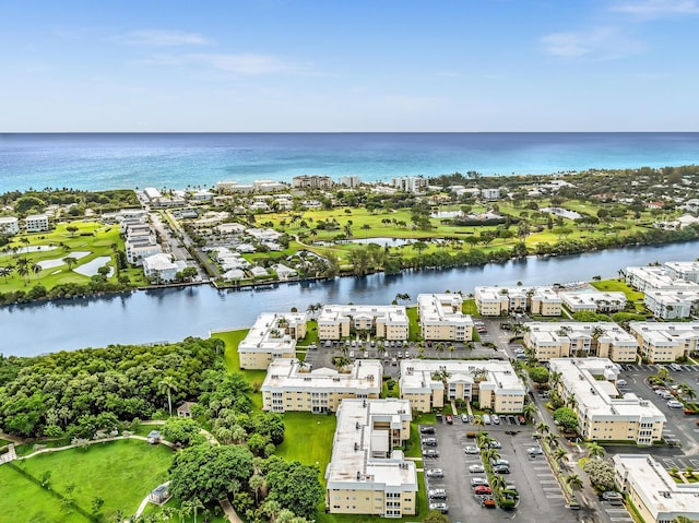 2 Colonial Club Dr Unit 203, Boynton Beach, FL 33435 - drone / aerial view of a large body of water and apartment complex