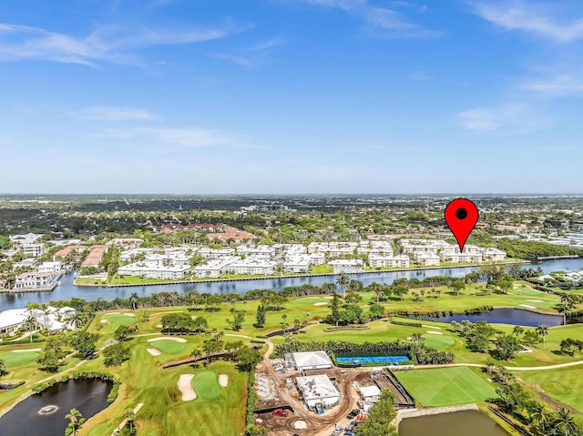 2 Colonial Club Dr Unit 203, Boynton Beach, FL 33435 - aerial view of residential area featuring a golf course and a nearby body of water