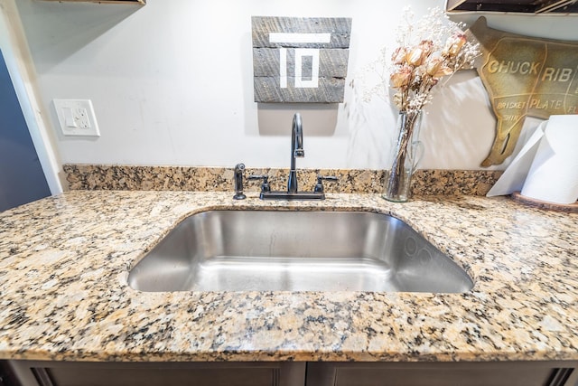 1450 SW 28th St, Okeechobee, FL 34974 - kitchen view of a sink and light stone countertops