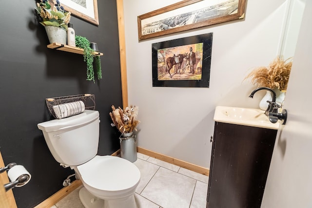 1450 SW 28th St, Okeechobee, FL 34974 - bathroom featuring vanity and tile patterned flooring