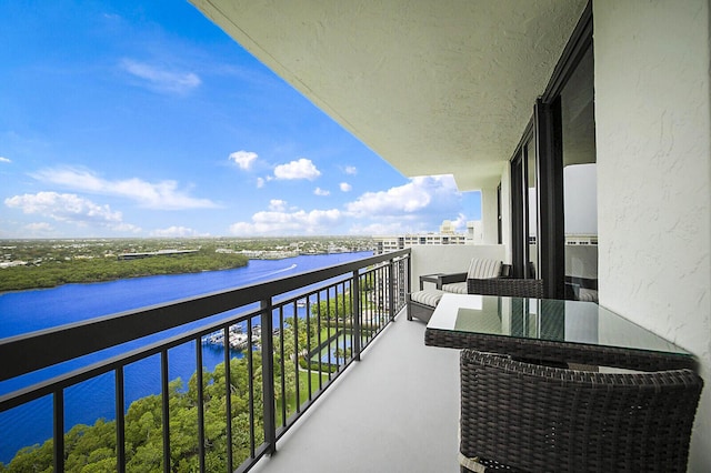 2001 N Ocean Blvd Unit 1804, Boca Raton, FL 33431 - balcony with a water view