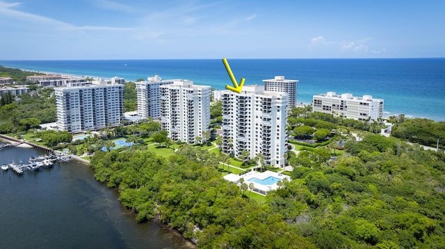 2001 N Ocean Blvd Unit 1804, Boca Raton, FL 33431 - drone / aerial view of a large body of water