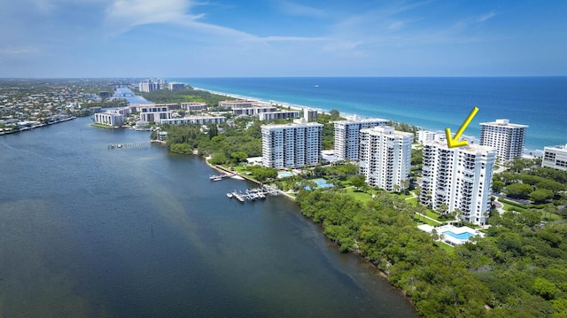 2001 N Ocean Blvd Unit 1804, Boca Raton, FL 33431 - aerial view of a large body of water