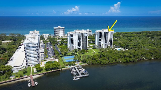 2001 N Ocean Blvd Unit 1804, Boca Raton, FL 33431 - drone / aerial view of a large body of water