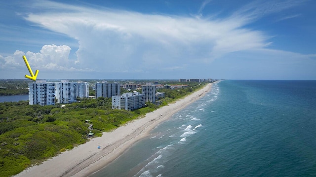 2001 N Ocean Blvd Unit 1804, Boca Raton, FL 33431 - aerial view of unending shoreline