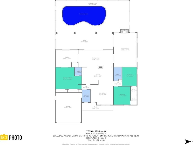2990 SW Ventura St, Port Saint Lucie, FL 34953 - view of floor plan / room layout