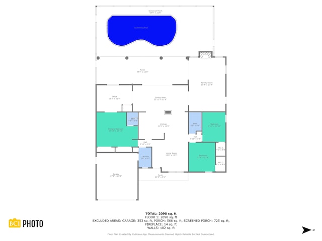 2990 SW Ventura St, Port Saint Lucie, FL 34953 - view of floor plan / room layout