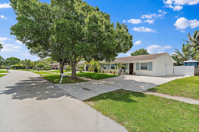 1008 Mohawk St, Jupiter, FL 33458 - ranch-style home featuring driveway and stucco siding