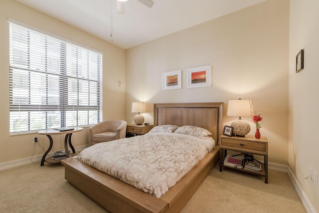 701 S Olive Ave Unit 714, West Palm Beach, FL 33401 - bedroom featuring light colored carpet and ceiling fan