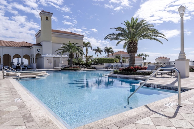 701 S Olive Ave Unit 714, West Palm Beach, FL 33401 - community pool with a patio