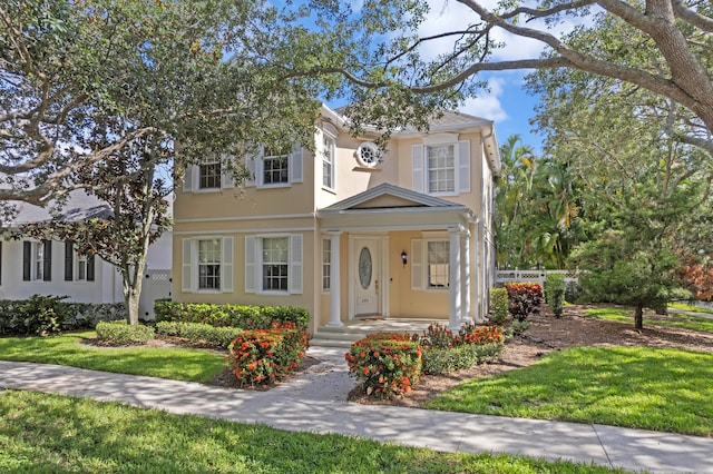 240 Honeysuckle Dr, Jupiter, FL 33458 - view of front facade with stucco siding