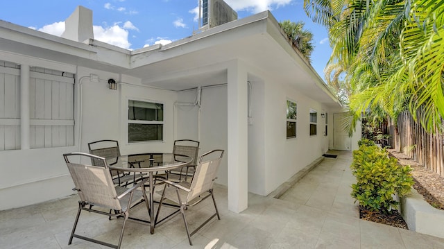 218 NE 10th St, Delray Beach, FL 33444 - view of patio / terrace with outdoor dining area