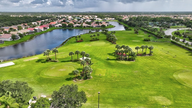 352 NW Granville St, Port Saint Lucie, FL 34986 - aerial view of residential area featuring a nearby body of water and a golf course
