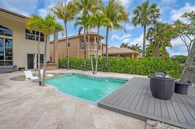 718 Edgebrook Ln, West Palm Beach, FL 33411 - view of swimming pool with a patio area
