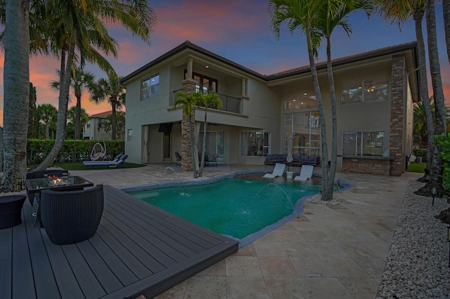 718 Edgebrook Ln, West Palm Beach, FL 33411 - swimming pool with a patio