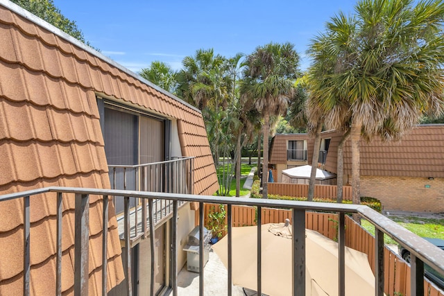 182 Charter Way, West Palm Beach, FL 33407 - balcony with a grill