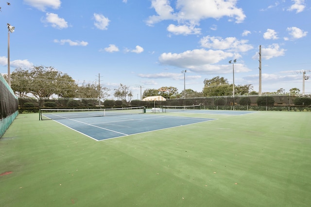 182 Charter Way, West Palm Beach, FL 33407 - view of tennis court featuring community basketball court