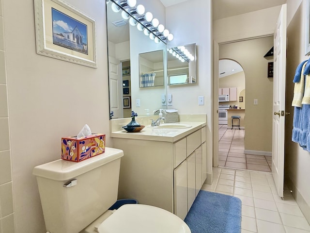 13021 150th Ct N, Jupiter, FL 33478 - bathroom with tile patterned flooring and vanity