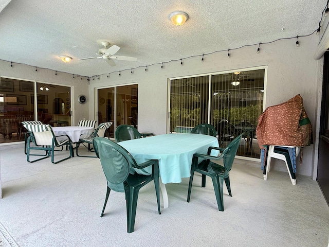 13021 150th Ct N, Jupiter, FL 33478 - view of patio / terrace with outdoor dining space and ceiling fan