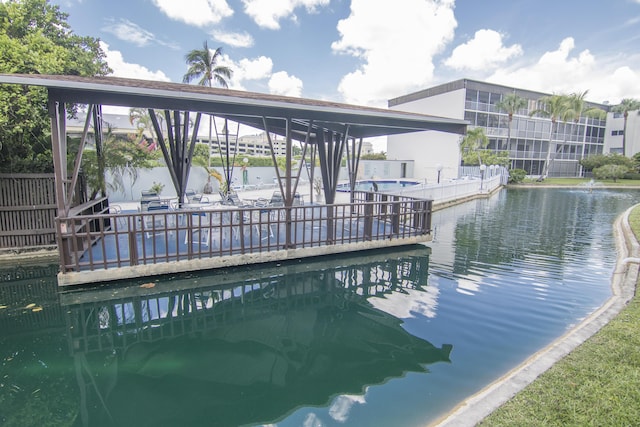 896 N Federal Hwy Unit 324, Lantana, FL 33462 - dock featuring a water view