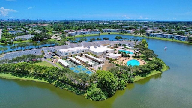47 Camden Unit B, West Palm Beach, FL 33417 - bird's eye view of a nearby body of water and a pool