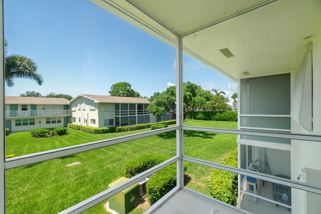 740 Horizons W Unit 207, Boynton Beach, FL 33435 - view of unfurnished sunroom