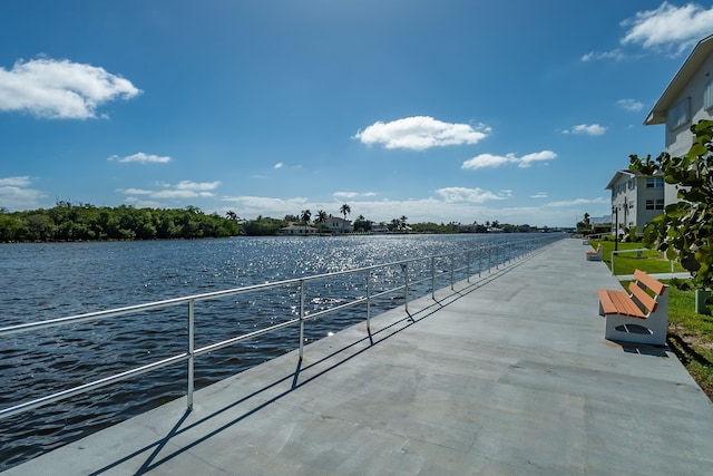 740 Horizons W Unit 207, Boynton Beach, FL 33435 - dock area featuring a water view