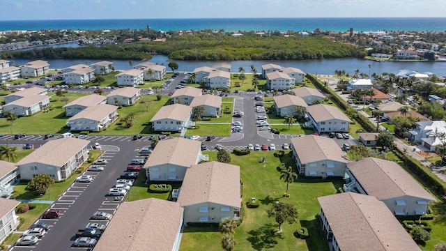 740 Horizons W Unit 207, Boynton Beach, FL 33435 - aerial view of residential area featuring a large body of water