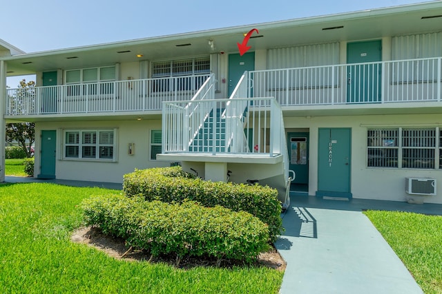 740 Horizons W Unit 207, Boynton Beach, FL 33435 - view of property with stairway