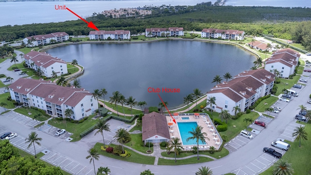 4452 NE Ocean Blvd Unit C2, Jensen Beach, FL 34957 - drone / aerial view of a nearby body of water