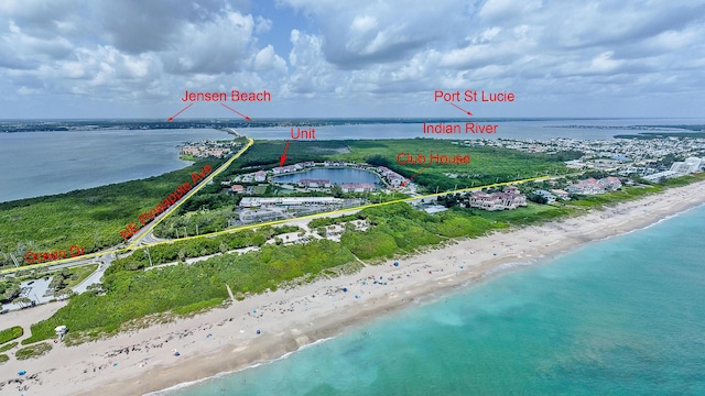 4452 NE Ocean Blvd Unit C2, Jensen Beach, FL 34957 - bird's eye view of expansive coastline