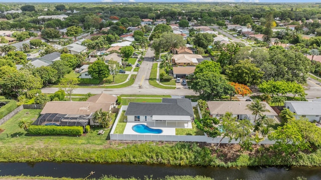 2654 NW 32nd St, Boca Raton, FL 33434 - aerial perspective of suburban area with a large body of water and a pool area