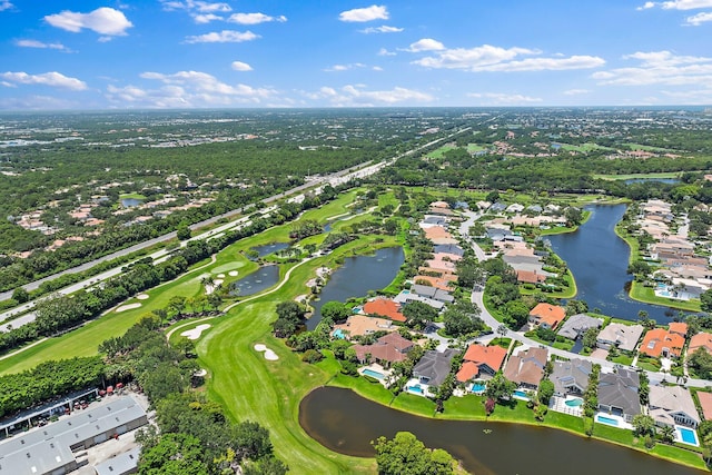 13709 Rivoli Dr, Palm Beach Gardens, FL 33410 - aerial view of residential area featuring a nearby body of water and a golf course