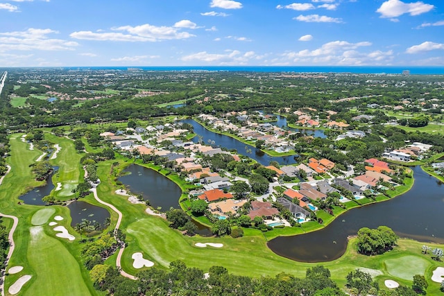 13709 Rivoli Dr, Palm Beach Gardens, FL 33410 - aerial view of residential area featuring a nearby body of water and a local golf course