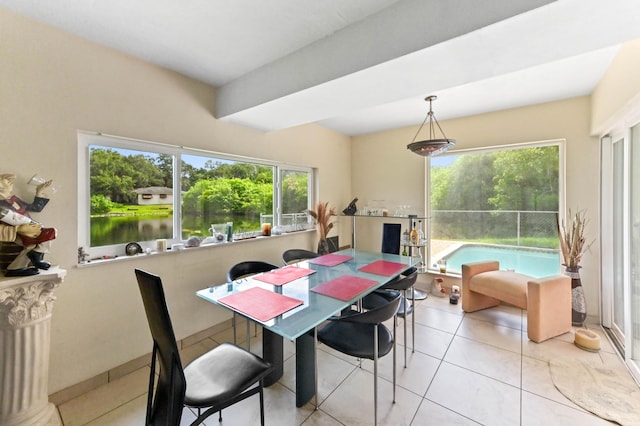 3560 SW 63rd Ave, Miramar, FL 33023 - tiled dining space featuring healthy amount of natural light
