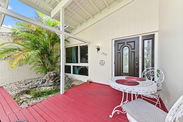 3560 SW 63rd Ave, Miramar, FL 33023 - view of wooden terrace
