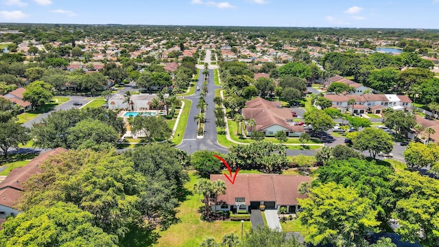 8811 SW 21st Ct Unit B, Boca Raton, FL 33433 - aerial perspective of suburban area