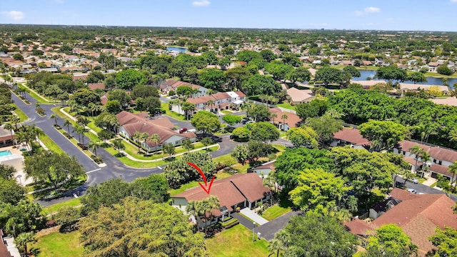 8811 SW 21st Ct Unit B, Boca Raton, FL 33433 - aerial perspective of suburban area with a large body of water
